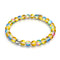 Lemonade | Silver | Mermaid Glass Bead Bracelet